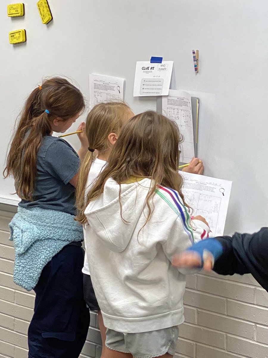 Today was a WHO Dunnit kind of day! <a href="/SalinaSouthMS/">South Middle School</a> Working on Order of Operations in 6th grade.