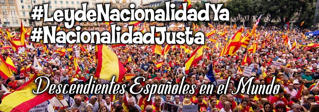 No mas parches 
<a href="/justiciagob/">Ministerio de la Presidencia, Justicia y R. Cortes</a> <a href="/gpscongreso/">PSOE Congreso</a> 
Queremos JUSTICIA Hijos mayores,  Nietos y Bisnietos sin dejar de lado a los Hijos de padres fallecidos sin Nacionalidad que  no tienen menos Descendencia Española por que su progenitor este fallecido 🇪🇦
#DescendientesEspañolesenelMundo