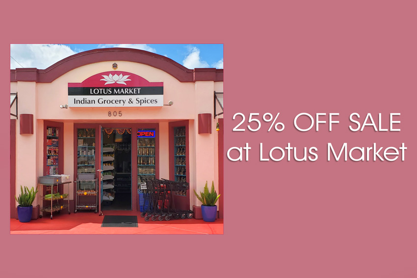 25% OFF on selected items at Lotus Market for the celebration of Diwali! Visit bit.ly/3F0n8K0 to see what's on sale! 

#Diwali #sale #Indiangrocery #Indiangrocerystore #supportsmallbusiness #supportlocal #SanRafael #MarinCounty