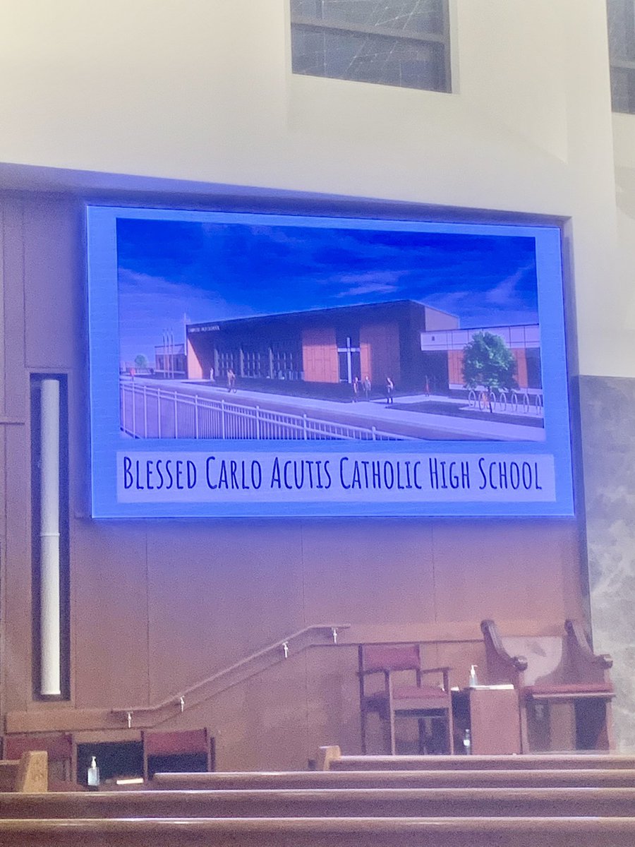 Tonight was such a wonderful night to celebrate the gift of Catholic Education. We were brought together to celebrate our new Catholic High School in Camrose which has been given the name Blessed Carlo Acutis. Such a blessing! <a href="/EICSCatholic/">Elk Island Catholic Schools</a> <a href="/StPatrickSch2/">St.Patrick Catholic School Camrose</a> <a href="/GrACE4cathed/">GrACE</a>