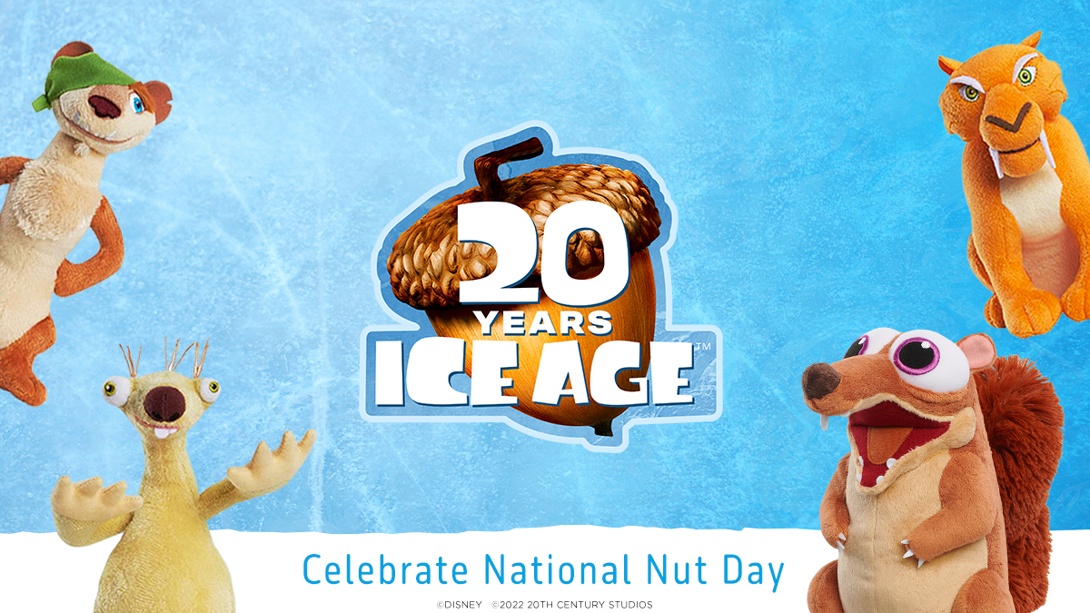 We are nuts about all these fun ways to celebrate the 20th anniversary of @IceAge and National Nut Day! 🌰 spr.ly/6010MmIya