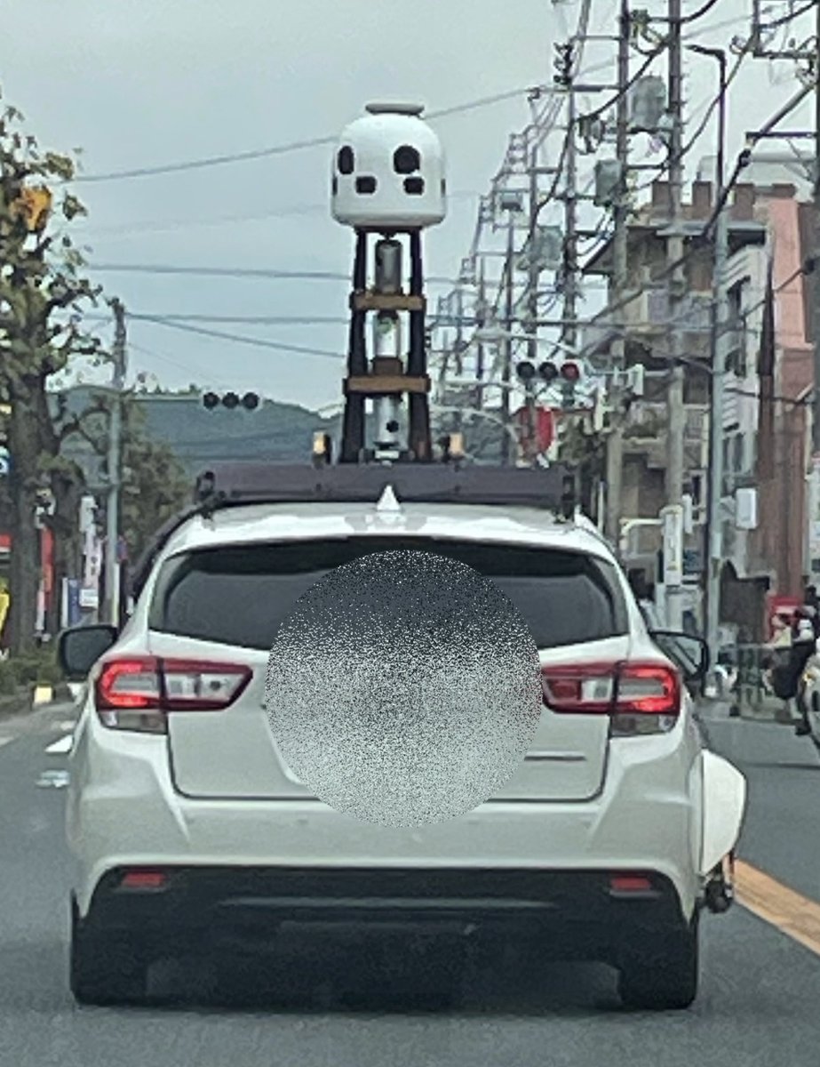 yuchan2525panda's tweet photo. 出勤中、Googleマップストーリービュー撮影カーに遭遇。
#GoogleMAP撮影車
#GoogleView 撮影車 https://t.co/i5ZdRLnb3q