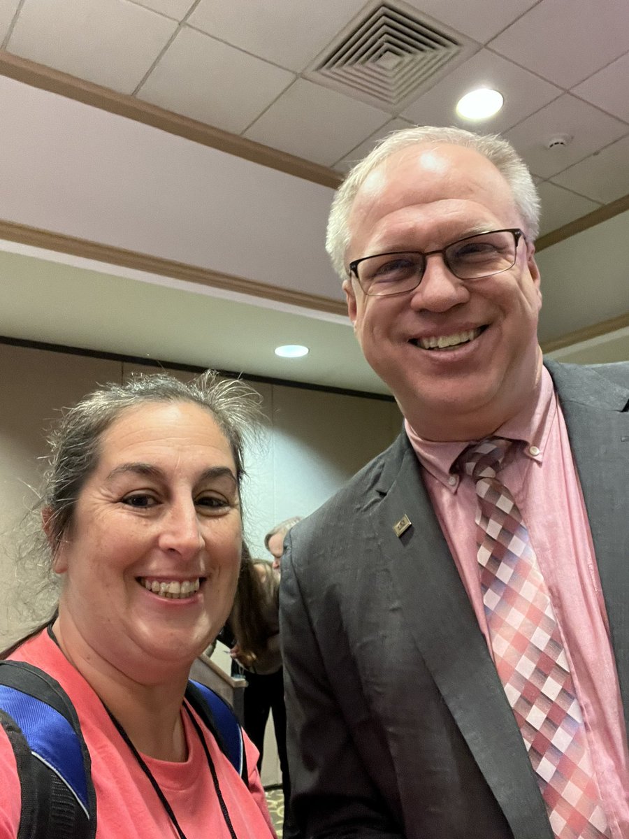 CortniJ's tweet photo. Home from an awesome few days of being surrounded by amazing math people!   Thanks you @VCTMath and @ATMNE_math for an amazing conference!  My heart and mind are full!  #ATMNE2022 #fallinlovewithmath https://t.co/6I56n6EajT
