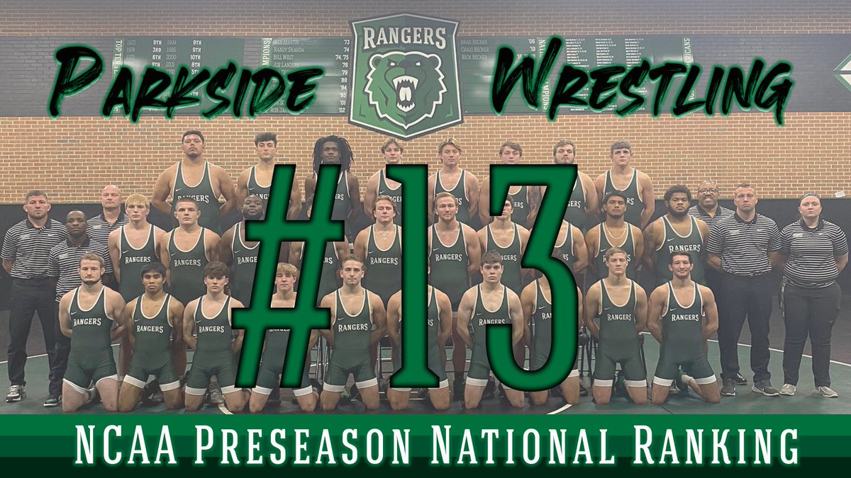 RangerAthletics's tweet photo. The Preseason Rankings are here and @PsideWrestling has several near the top of the national polls! #DefendTheDen https://t.co/7ZGNxiIVC5