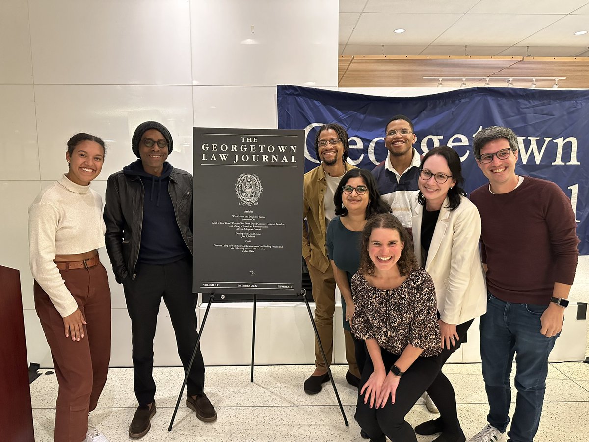abfrancois's tweet photo. 1/x @GeorgetownLJ met for dinner tonight to celebrate the latest issue going to print. I dropped by to thank them in person for accepting and editing my latest piece: Speak to Your Dead, Write for Your Dead: David Galloway, Malinda Brandon and a story of American Reconstruction https://t.co/KwJzZ4b0qY