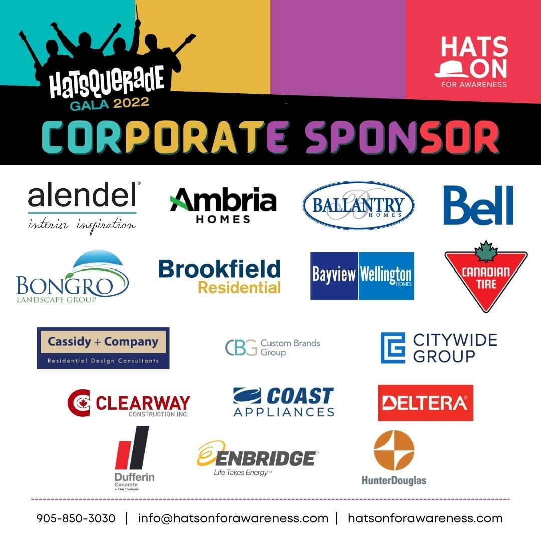 HatsOn4Aware's tweet photo. Hats ON to all our Corporate sponsors!
We want to thank them for supporting us !
#hatsonforawareness #friendsofHOA #mentalhealth #mentalhealthawareness #TalkHatsOn #wellness
#selfcare #selflove #mentalhealthmatters #mindfulness #wellbeing #hatsquerade2022 https://t.co/ClHW8f2bXM