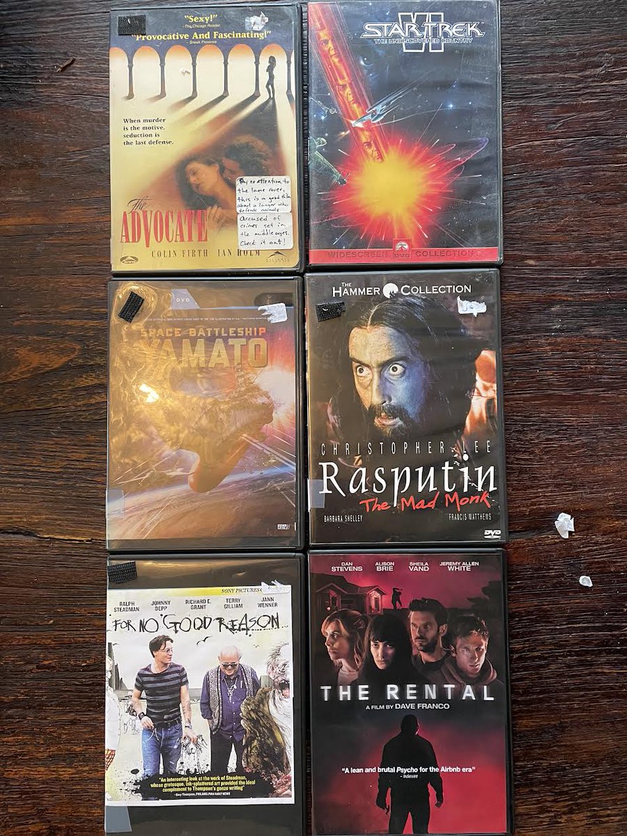 BlackDogVideo's tweet photo. Just added these and a pile more previously loved DVDs and Blu Rays to the website. Only one copy of each so get up on that!
https://t.co/UjVKWALnsJ
#movies #previouslyviewed #moviecollection #Vancouver https://t.co/qMeCAE0oWf
