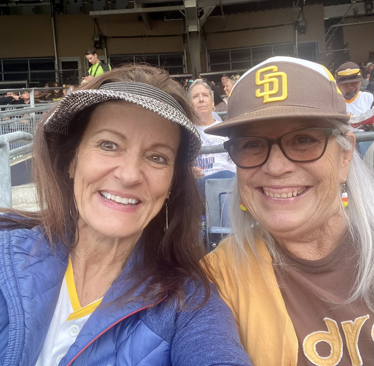 irenemcmack's tweet photo. Padres watch game at Petco Park. Go Padres!!!! #TimeToShine @Padres https://t.co/M0udFazXEO