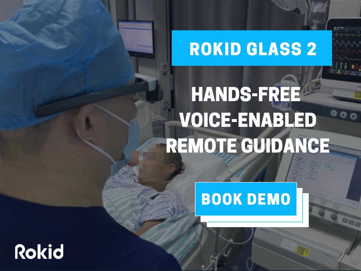 Rokid cooperates with community hospitals on #AR+5G innovative medical platform, provides remote operation assistance through Rokid glass 2, and implements #telemedicine AR consultation service.

Book a demo here 👉 bit.ly/3ALmOws

#Rokid #AR #healthcare #telemedicine