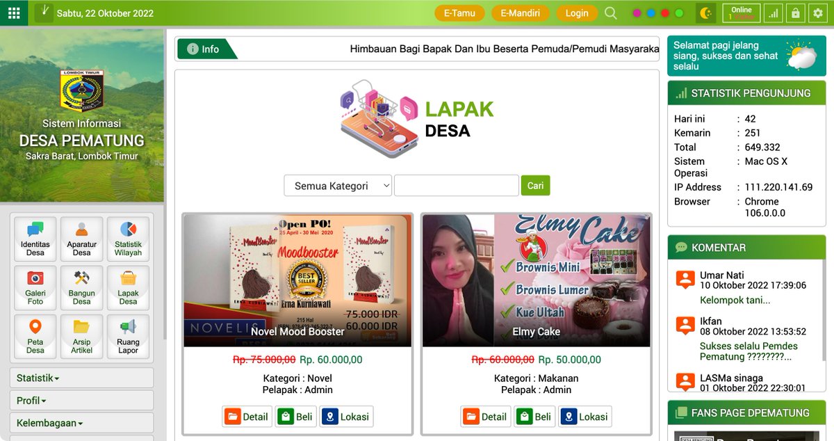 Apakah yg gratis selalu murahan? Sama sekali tidak. #sisteminformasidesa #OpenSID sangat lengkap dimanfaatkan ribuan desa, dikembangkan komunitas. Gratis.

github.com/OpenSID/OpenSID

#desadigital @kemendespdtt <a href="/desamembangun/">Desa Membangun</a> #pendampingdesa <a href="/budimandjatmiko/">Budiman Sudjatmiko (IG: kelasinspirasibudiman)</a>