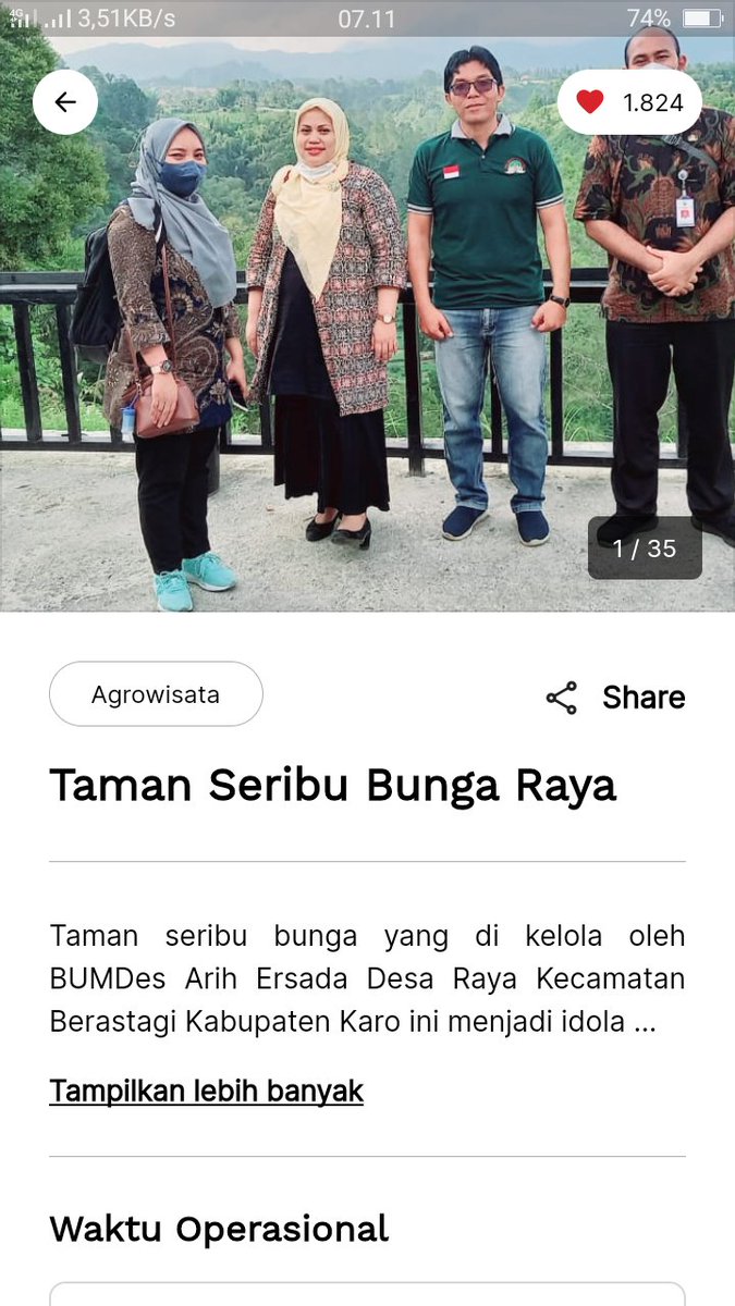 AntonMemoryes1's tweet photo. Hai, Aku membagikan wisata dari aplikasi Desa Wisata Nusantara
https://t.co/HTBPiqpMJY https://t.co/uLg5hso7Hi