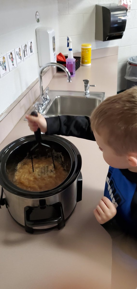 A is for applesauce! So good!