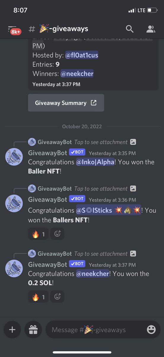 365Ballers's tweet photo. Congrats to our giveaway winners!! Hoping to have bigger and better prizes soon! Hop in our discord and say hi! https://t.co/OUbEzyM8u2 https://t.co/3DhHJn0AGq