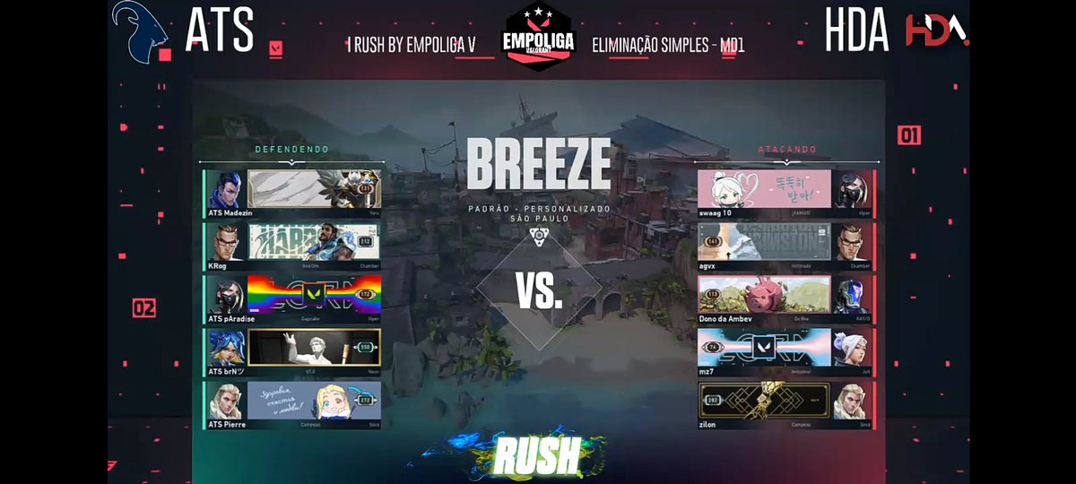 O nome disso é CLÁSSICO.
Semifinal do 1° Rush
<a href="/ATSEsports_/">ATS Esports #GoATS</a> vs. <a href="/HiddenAngelsOFC/">Hidden Angels #GOHDA</a> 

Twitch.tv/preminos 

#EmpoligaV <a href="/Preminoslol/">Preminos</a>