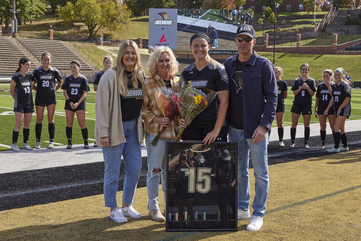 LindenwoodWSOC's tweet image. GRADUATE SENIOR LION SHOUT-OUT! Paige Anderson #15… MBA in Healthcare Administration Specialization. Congrats and thank you Paige! 🦁⚽️🖤💛