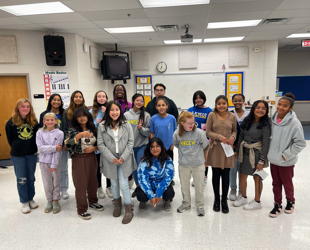 Check out the current and former(!) Crestwood Owls singing in the Lewis Pyramid! <a href="/CrestwoodElem/">Crestwood Elementary School</a>