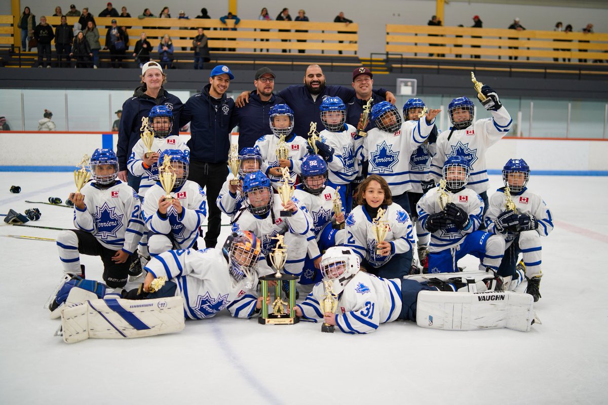 gthl_terriers's tweet photo. Congratulations to our U10 Terriers - Mississauga Early Bird Tournament Champions! https://t.co/lXyOkN3ctj