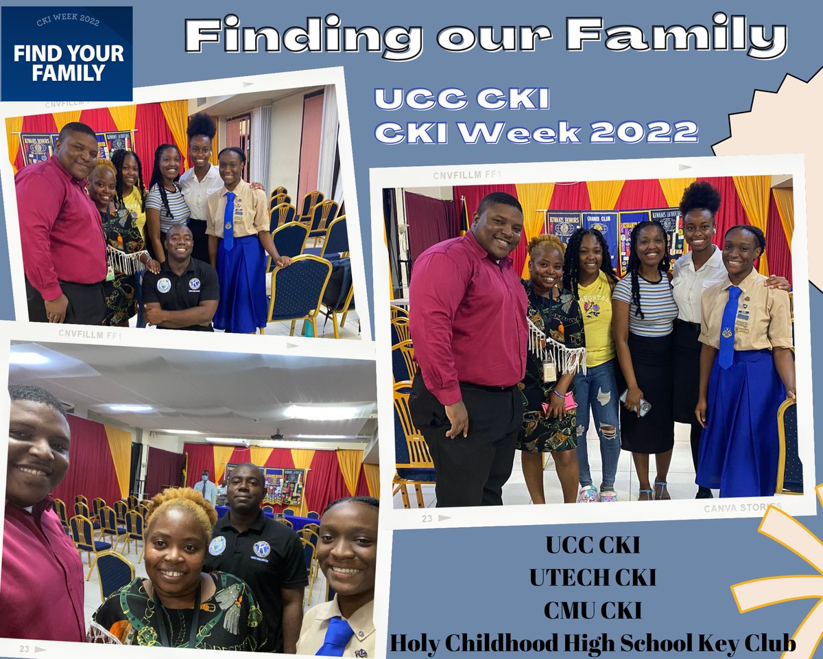 CirclekUcc's tweet photo. Day 4- Find your family
Our parent club, the Kiwanis Club of North St. Andrew hosted us at their weekly meeting, and we found some of our family members from Utech CKI, CMU CKI and Holy Childhood High School Key Club
#choosecki #cki #ckiweek #ucccki https://t.co/bY3Khj9wFp