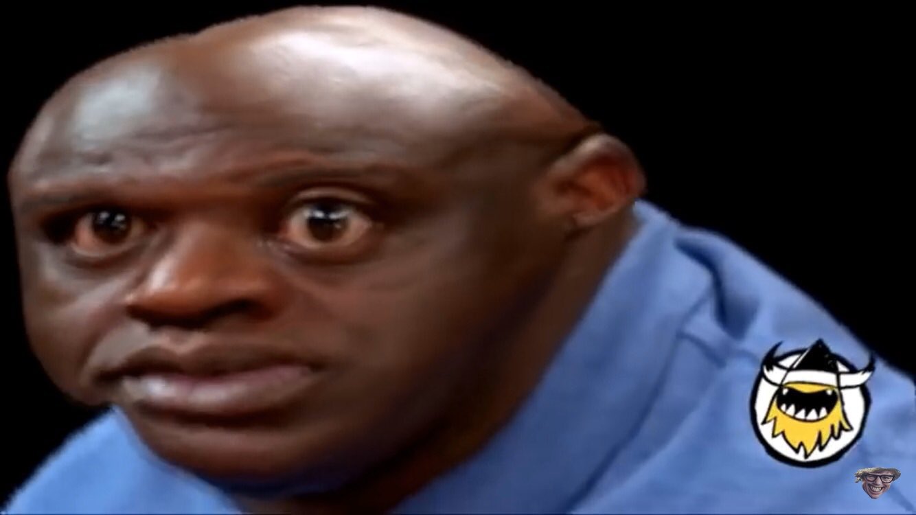 Удивленный негр
