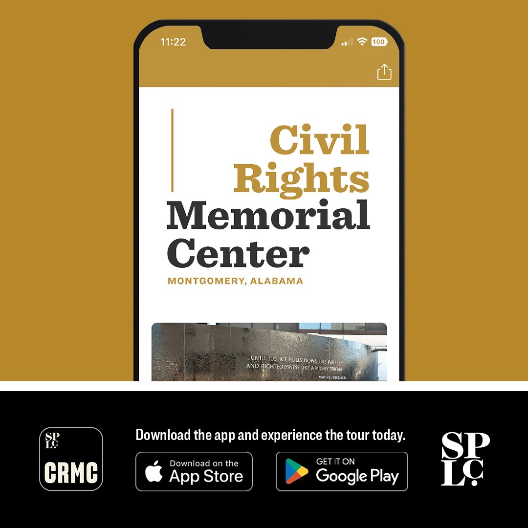 The CRMC app is here! Come learn about the progress made over the years in the fight for equality through a virtual tour of the Civil Rights Memorial Center. Download the app here: splcenter.stqry.app