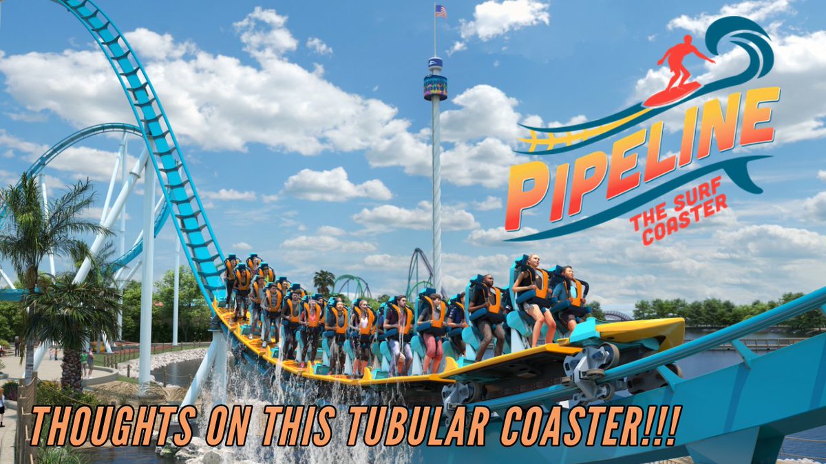 ACN_Coasters's tweet image. Break out the boardshorts and wax, my dudes, cause it's time to head on down to SeaWorld Orlando for B&M's newest creation, a SURF COASTER! Opening in 2023!
youtu.be/zKcoRDnzaGg
#seaworld #seaworldorlando
#pipelinethesurfcoaster #Rollercoaster #themepark