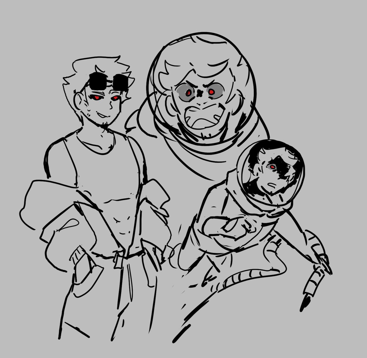 「some doodles of dave from unda's ywdmp f」|Chrisのイラスト