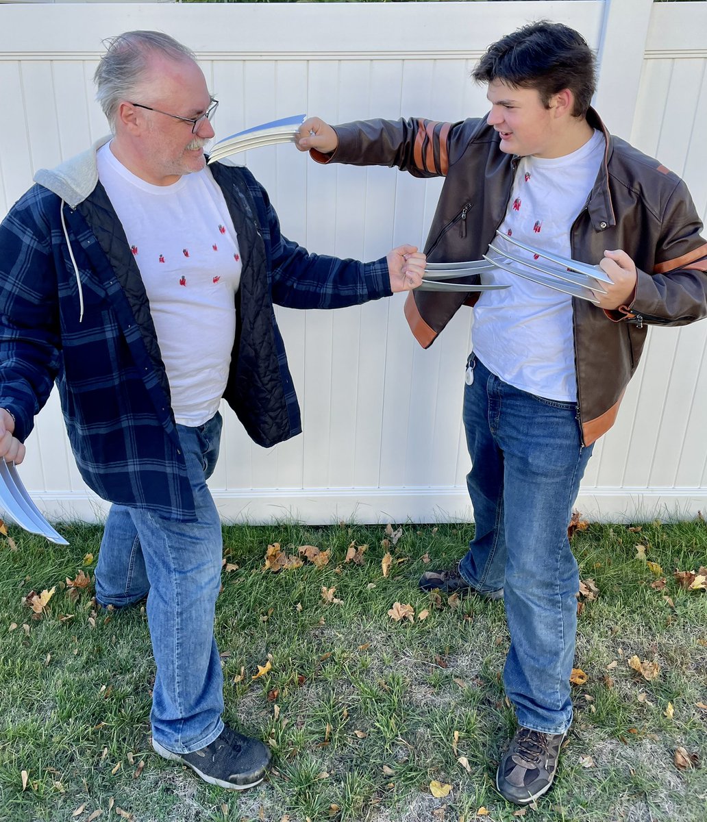 JessicaTurgeon's tweet photo. The epic battle of young Wolverine (Logan) &amp; “Ol Man Logan” (Steve) (part 1) https://t.co/cGJ98JyERU