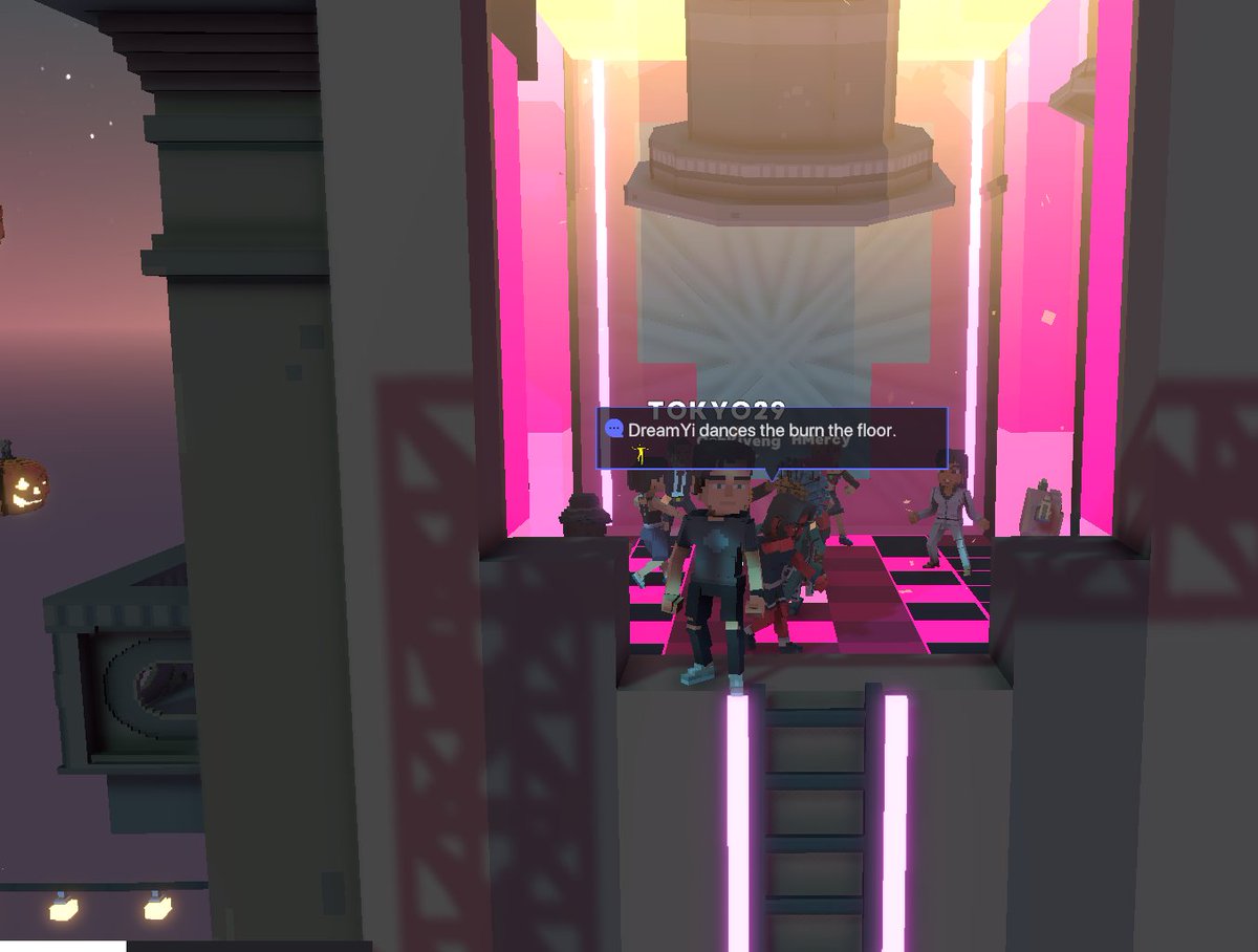 RuthBloor3's tweet photo. @TheSandboxGame I just participated in the Paris Hilton  #Cryptoween Event. Dancing in the Clock Tower check out my screenshot below!
🎃👇 https://t.co/cOpnBTFGhz
