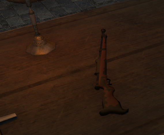 Someone left the Blickey on the table at the manor.