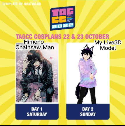 MewAshitaka's tweet photo. Ohaiyo! Mew just woke up and now gonna get ready for #TAGCC22 will be there around 12pm+ cause friend pick mew up hahaha :3 it you see mew feel free to say hi! here my cosplay https://t.co/Bg71KE33h6