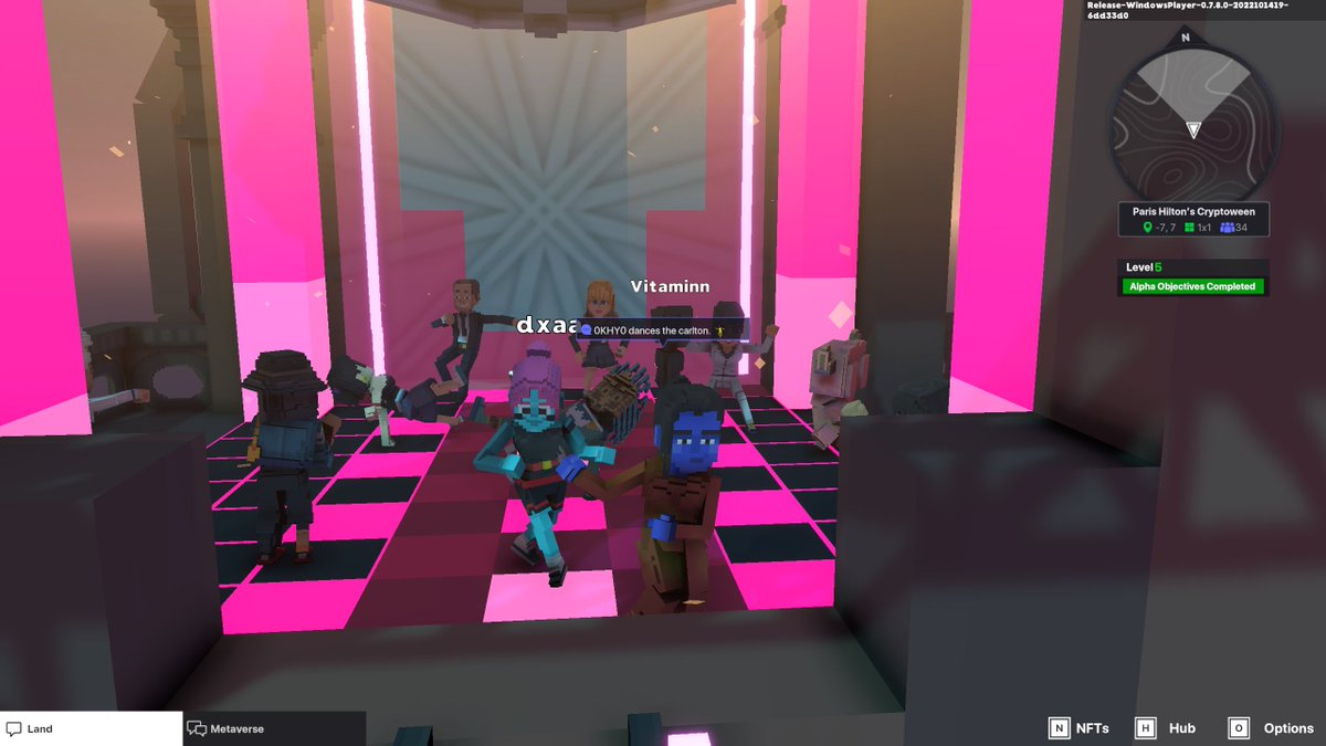 0Kyh0's tweet photo. @TheSandboxGame I just participated in the Paris Hilton  #Cryptoween Event. Dancing in the Clock Tower check out my screenshot below!
🎃👇 https://t.co/M3AUwgxbpL