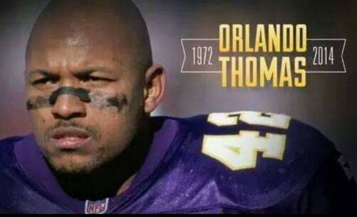 Happy Birthday to one of the most underrated Vikings, Orlando Thomas.  Gone too soon. 
