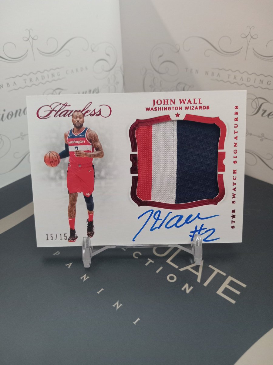 HpCollectables's tweet photo. #PCFriday * John Wall * 2014/15 Flawless Patch Auto @HpCollectables https://t.co/22GK6gCB3Z
