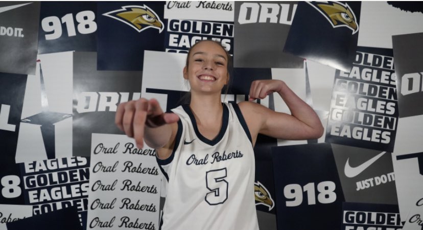 AlanaShetlar15's tweet photo. I am excited and grateful to receive a D1 offer from Oral Roberts University! @ORUWBB #goldeneagles #unoficialvisit https://t.co/8XwtBMYNhC