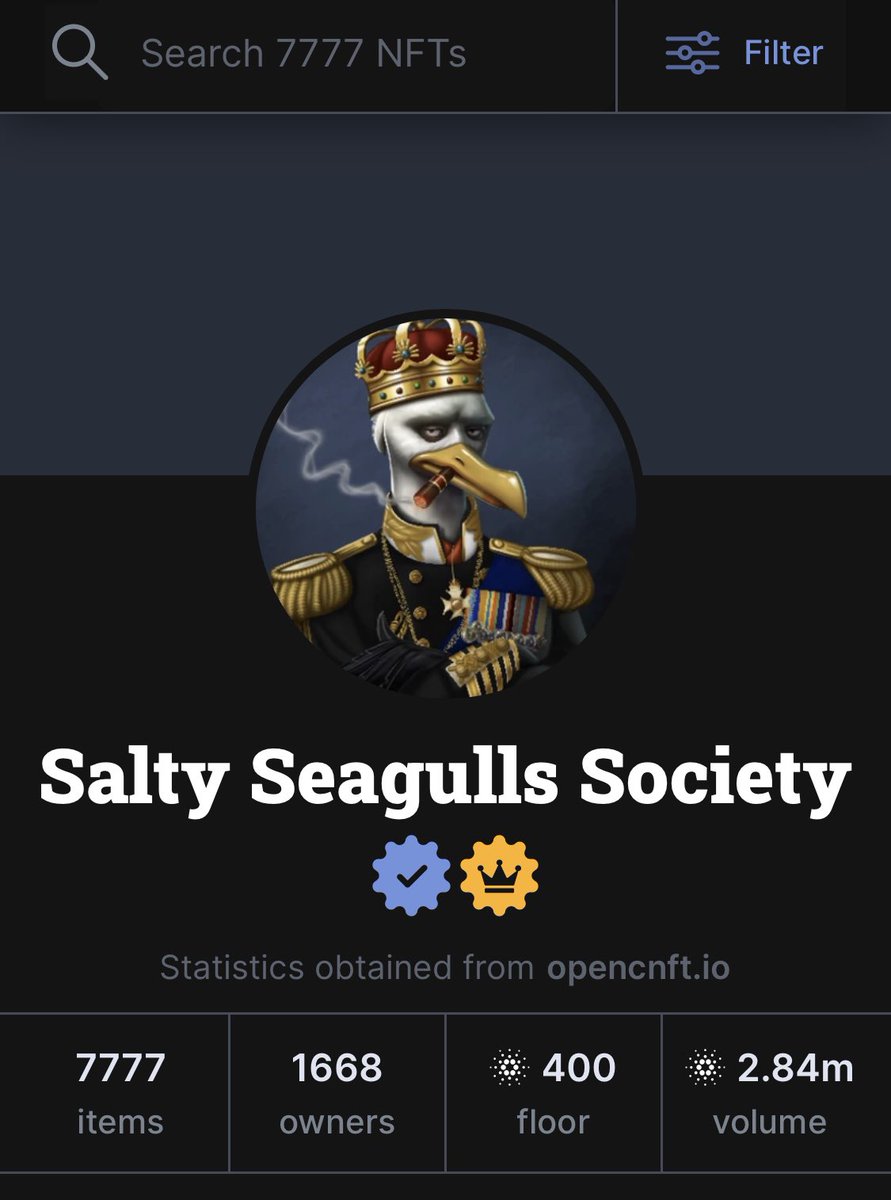 update for 22th oct 2022..everything goes well,going on track..yeah u can saw my latest post about @GullsCNFT and what the fp..so im just giving ur advice for those who believe with us! then join the fams! we still about skyrocketing
#CNFT #CNFTGiveaway #CNFTCollection