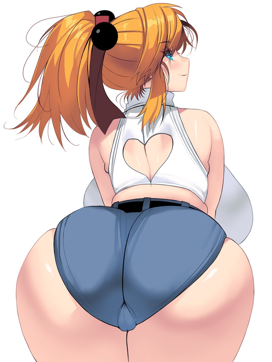 ポニーテールとお尻 