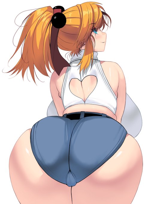 ポニーテールとお尻 