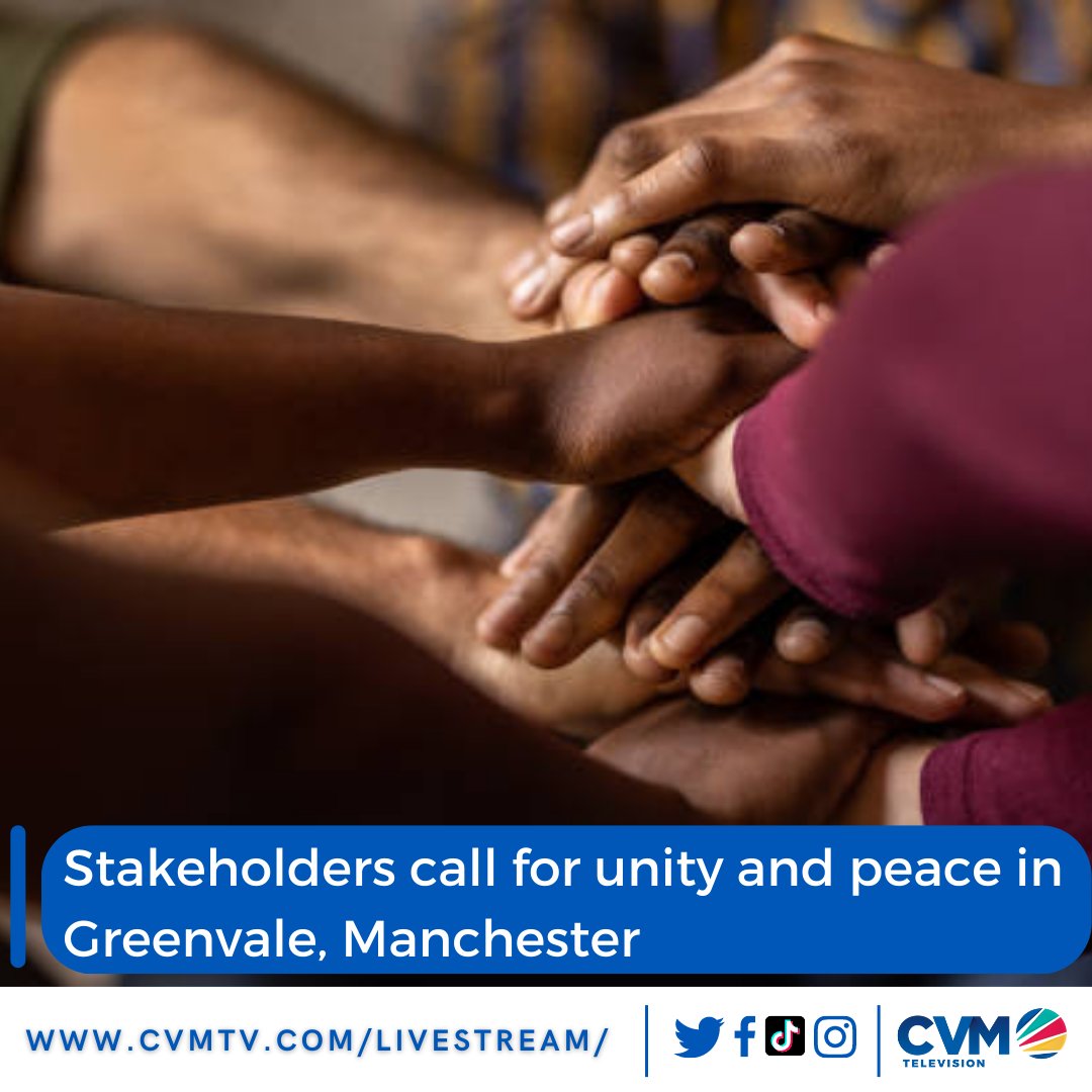 CVMTV's tweet photo. Following several incidents of shooting in the Greenvale community in Manchester, stakeholders in the parish conducted a walk-through to foster a healthy relationship with residents. More at 8 pm on #CVMLive. Watch it here: https://t.co/E4LqECuiDI https://t.co/jXD6jLFy3E