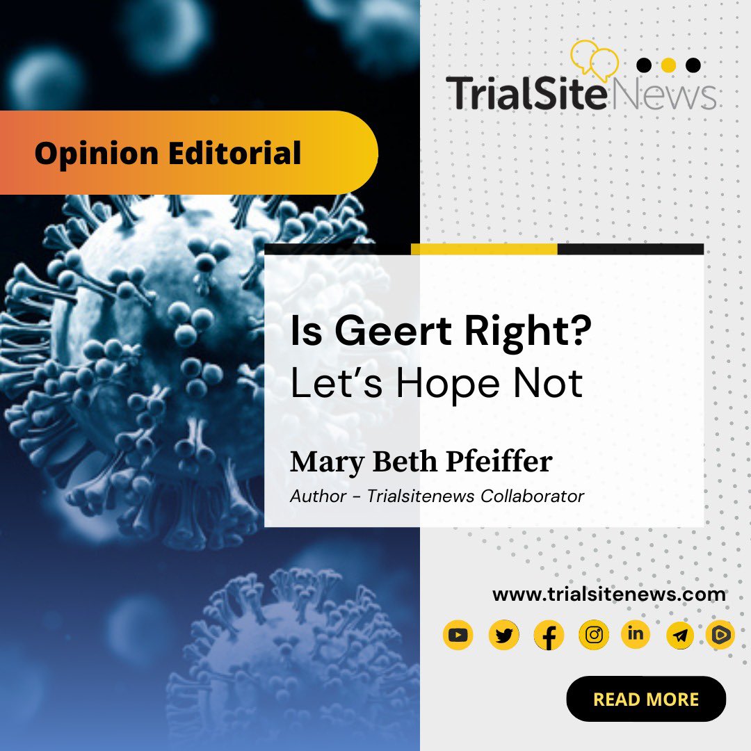 TrialsiteN's tweet photo. Are you interested?
Read More on https://t.co/t1nQmZq9el
Link to read a full article: https://t.co/43Xb7QNlWS
#trialsitenews #trialsite #transparent #courage #journalism #scientificjournalism
#covid_19 #vaccine
#public #free #COVID19 #Immunity #Pandemics #SARSCoV2 https://t.co/oMUh1ABxxN