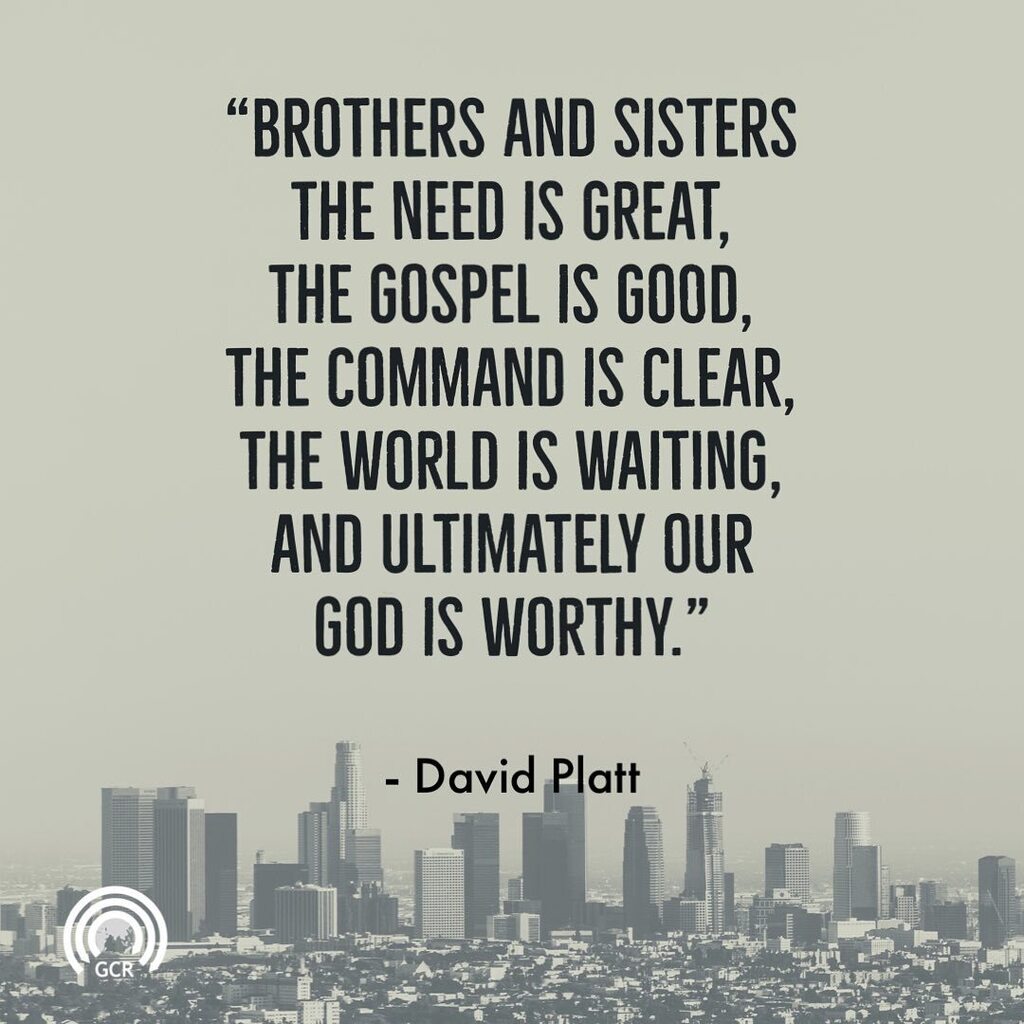 globalcast's tweet photo. āBrothers and sisters the need is great, the gospel is good, the command is clear, the world is waiting, and ultimately our God is worthy.ā - David Platt #greatcommission #missionsquotes #davidplatt #unreached #gospel#obedience #missionsmobilization #mis⦠https://t.co/1SGtLxMd7A https://t.co/q8LWAzie5b