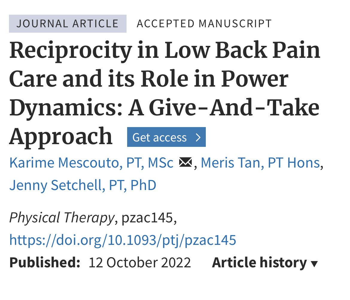 PTJ: Journal of APTA (@PTJournal) / Twitter