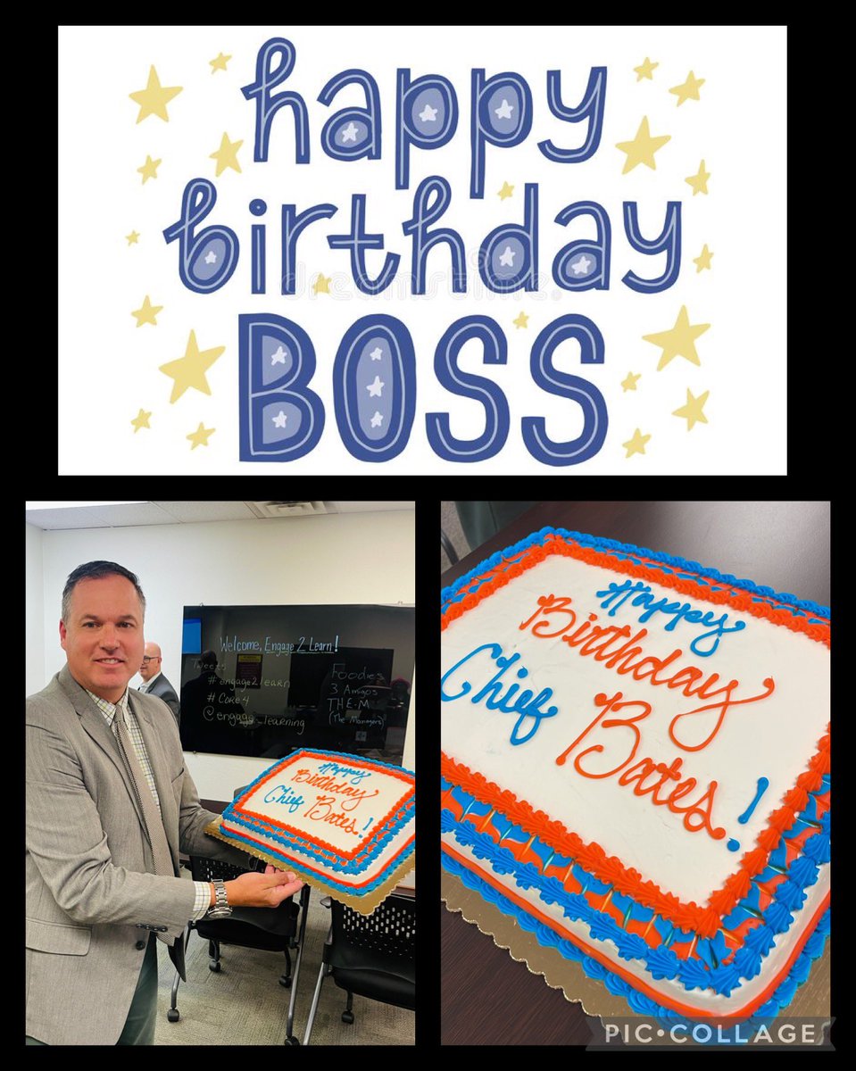 DISDFacilities's tweet photo. Wrapped up the week celebrating our boss! Today and every day, we are thankful for his leadership and constant support. Happy birthday, Chief Bates! 🎉 #MFSteam https://t.co/Cxgz8yNBll
