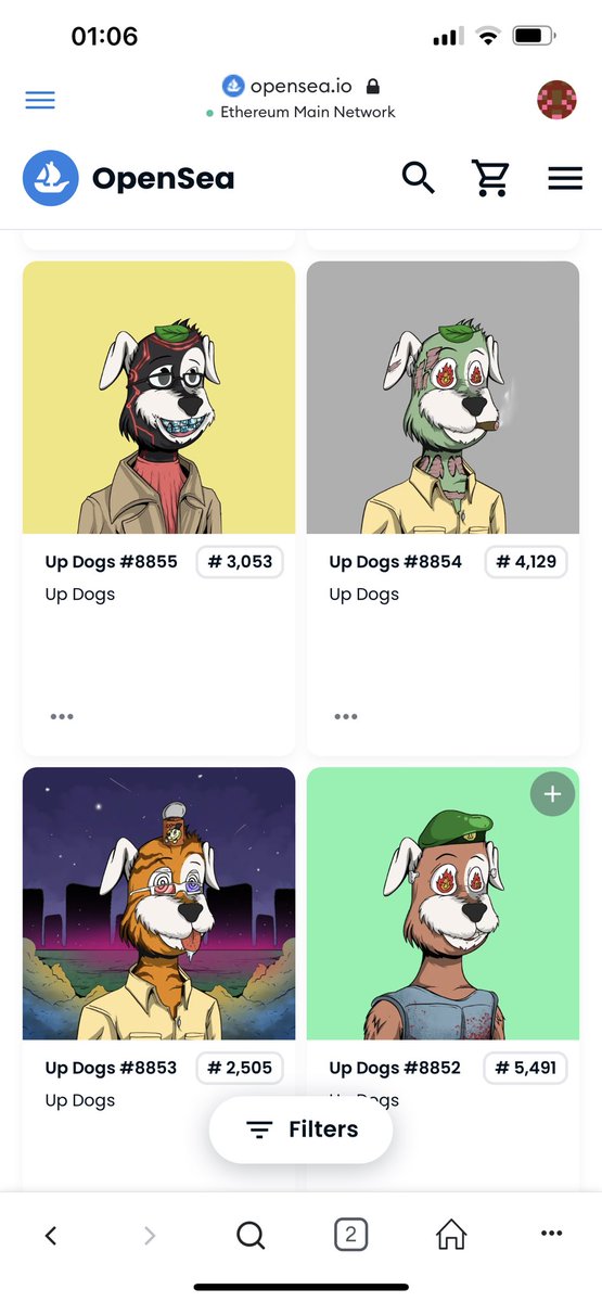cryptolitz's tweet photo. @OfficialUpDogs Art is 🔥🔥🔥 on these #updogs https://t.co/A0lHwpNGgc