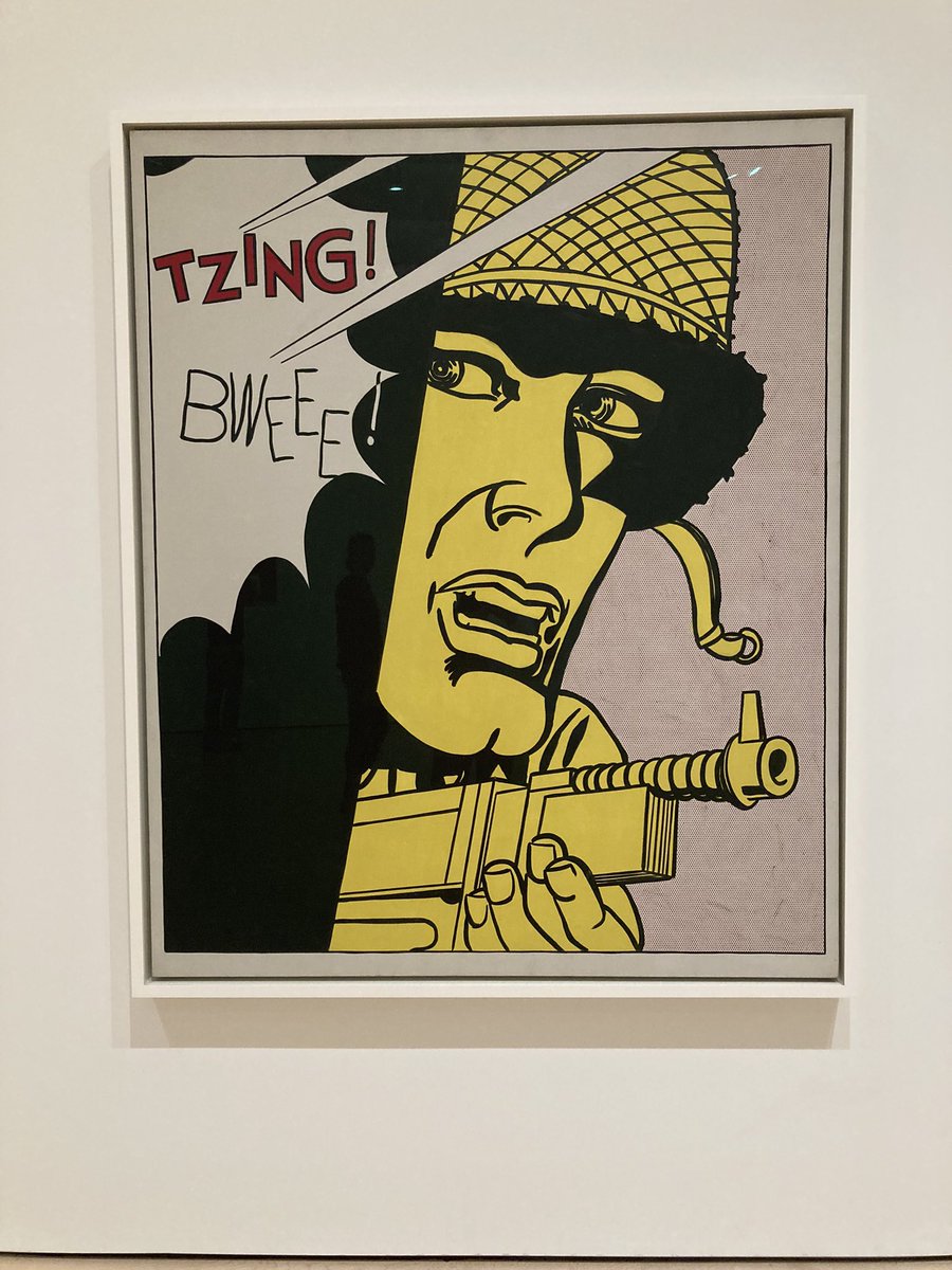 cjjanovy's tweet photo. ...with its Warhols and a Roy Lichtenstein from 1962 -- same age as me! -- and... https://t.co/FnfU3PhRbX