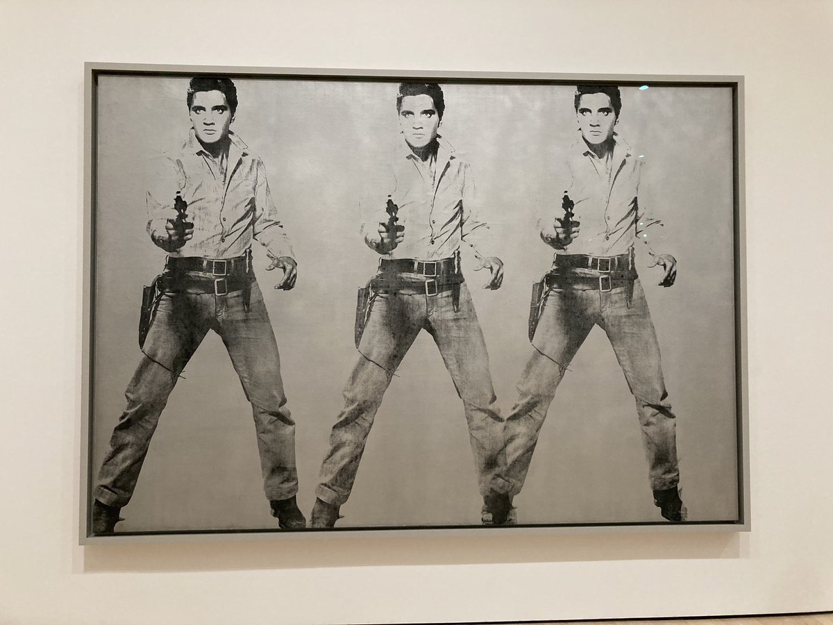 cjjanovy's tweet photo. ...with its Warhols and a Roy Lichtenstein from 1962 -- same age as me! -- and... https://t.co/FnfU3PhRbX