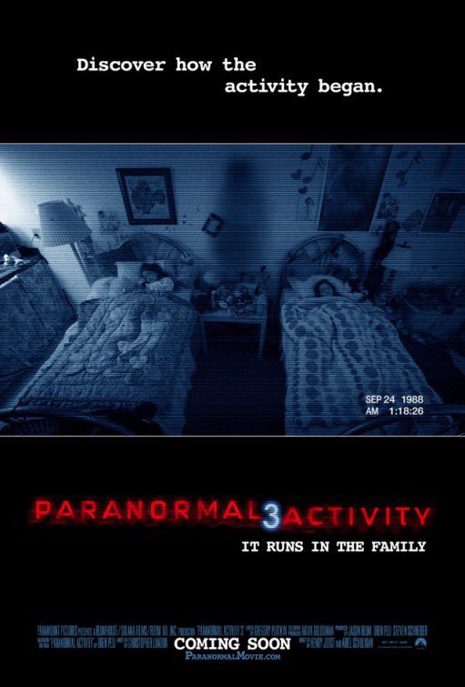 FilmNewsNos's tweet photo. 🎬MOVIE HISTORY: 11 years ago today, October 21, 2011, the movie ‘Paranormal Activity 3’ opened in theaters!
@SmithChris #LaurenBittner #ChloeCsengery #KatieFeatherston #JessicaTylerBrown #SpragueGrayden #DustinIngram #HallieFoote @JohannaEBraddy #BrianBoland #BaileyBrown https://t.co/c6aC2WNbmL