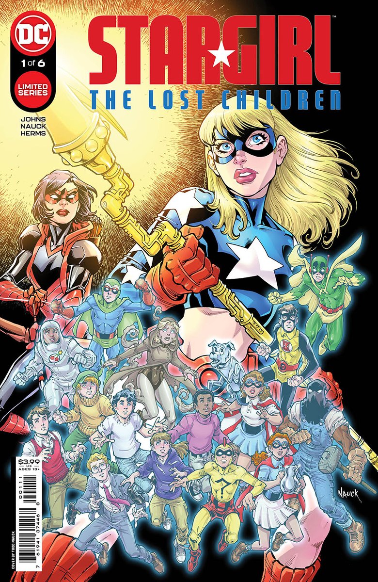 MidtownComics's tweet photo. 🕐 𝗣𝗿𝗲-𝗼𝗿𝗱𝗲𝗿 𝗻𝗼𝘄, 𝘀𝗮𝘃𝗲 𝟮𝟬%, 𝗱𝗲𝗮𝗱𝗹𝗶𝗻𝗲 𝗶𝘀 OCT 23 5PM!
😍PRE-ORDER #Stargirl The Lost Children #1
👉https://t.co/27wpjjKHCk
✏️@geoffjohns 
🎨@ToddNauck 
 An epic teenage DC hero event!

@DCComics #TopComics #ComicstoBuy #DCComics #FOCComics #PreOrderComics https://t.co/0xMiNLHUHD