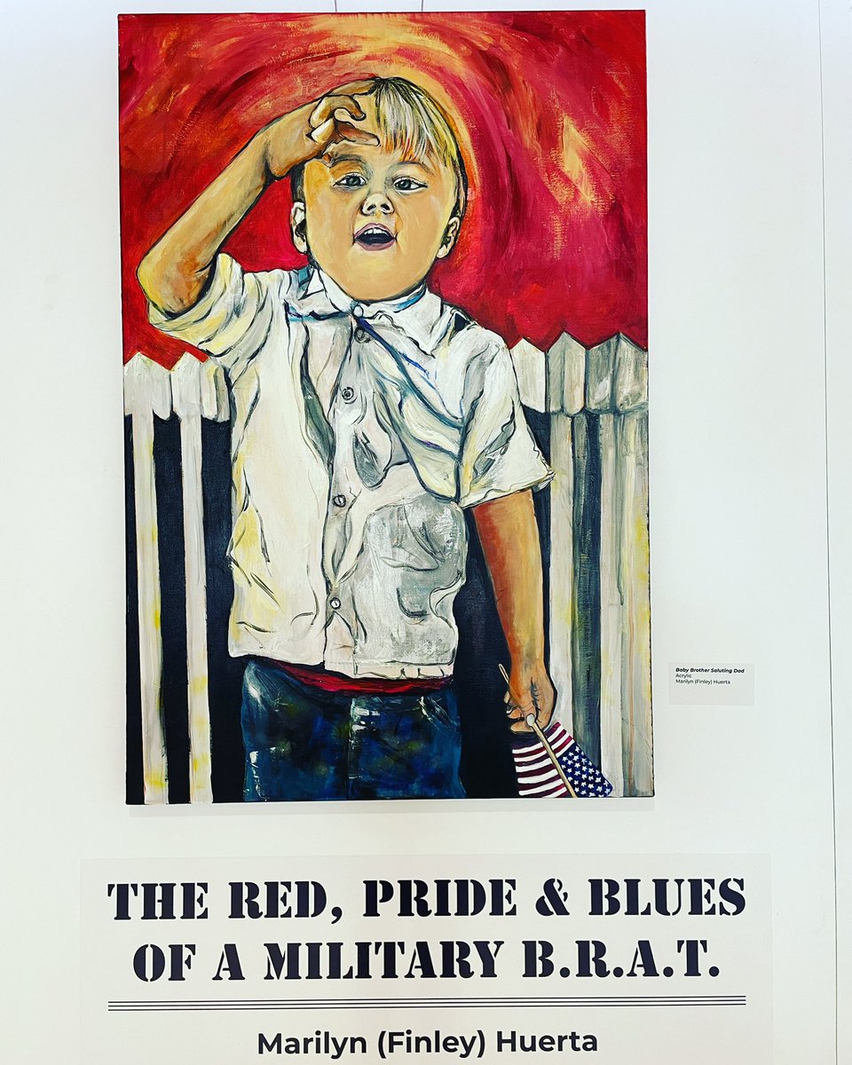 marilynhuertART's tweet photo. Putting your life on the big screen &amp; telling your story through your artwork can be emotional but so worth it when you’re advocating for US veterans/military-affiliated. #prouddaughterofavietnamdaughter #veteranspouse #militarybrat  @csusmnews @csusm_library  @csusm_veterans https://t.co/wbgnSf00SI