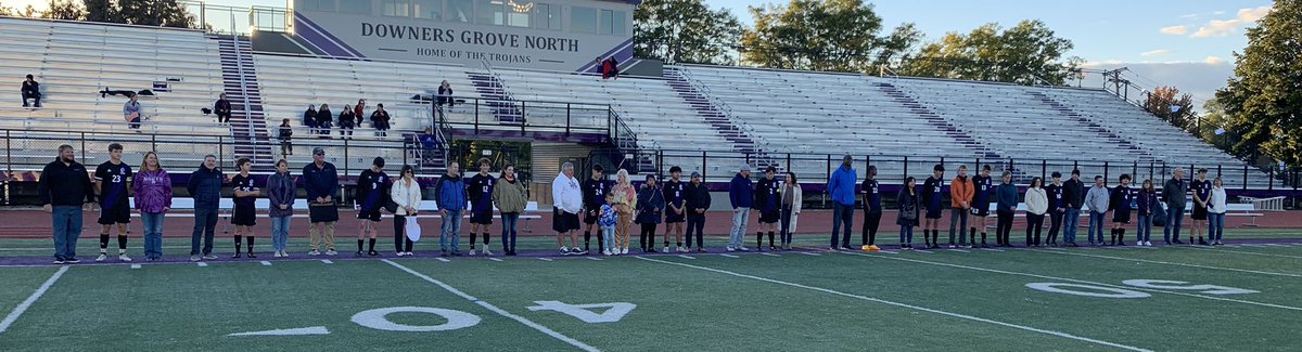dgnathletics's tweet photo. @DGNSOCCER great fight !  Thank you seniors and families and coaches! @WeAreDGN https://t.co/boLAG1bpdN