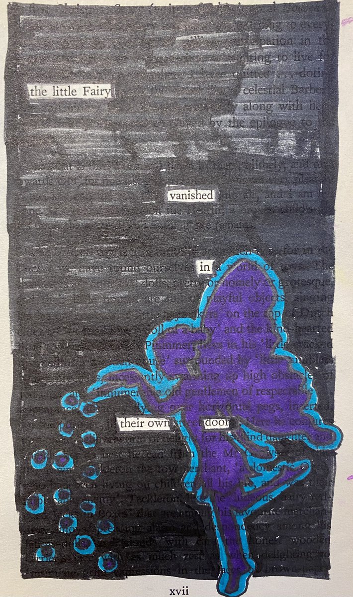 ReinaPhung's tweet photo. Have not been able to do this activity in the last 2 years of online teaching &amp; learning. So good to make a comeback &amp; so impressed with my students’ creativity! #blackoutpoetry https://t.co/4q3WPS5dBG